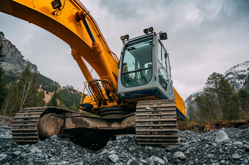 Bulldozer clearing site