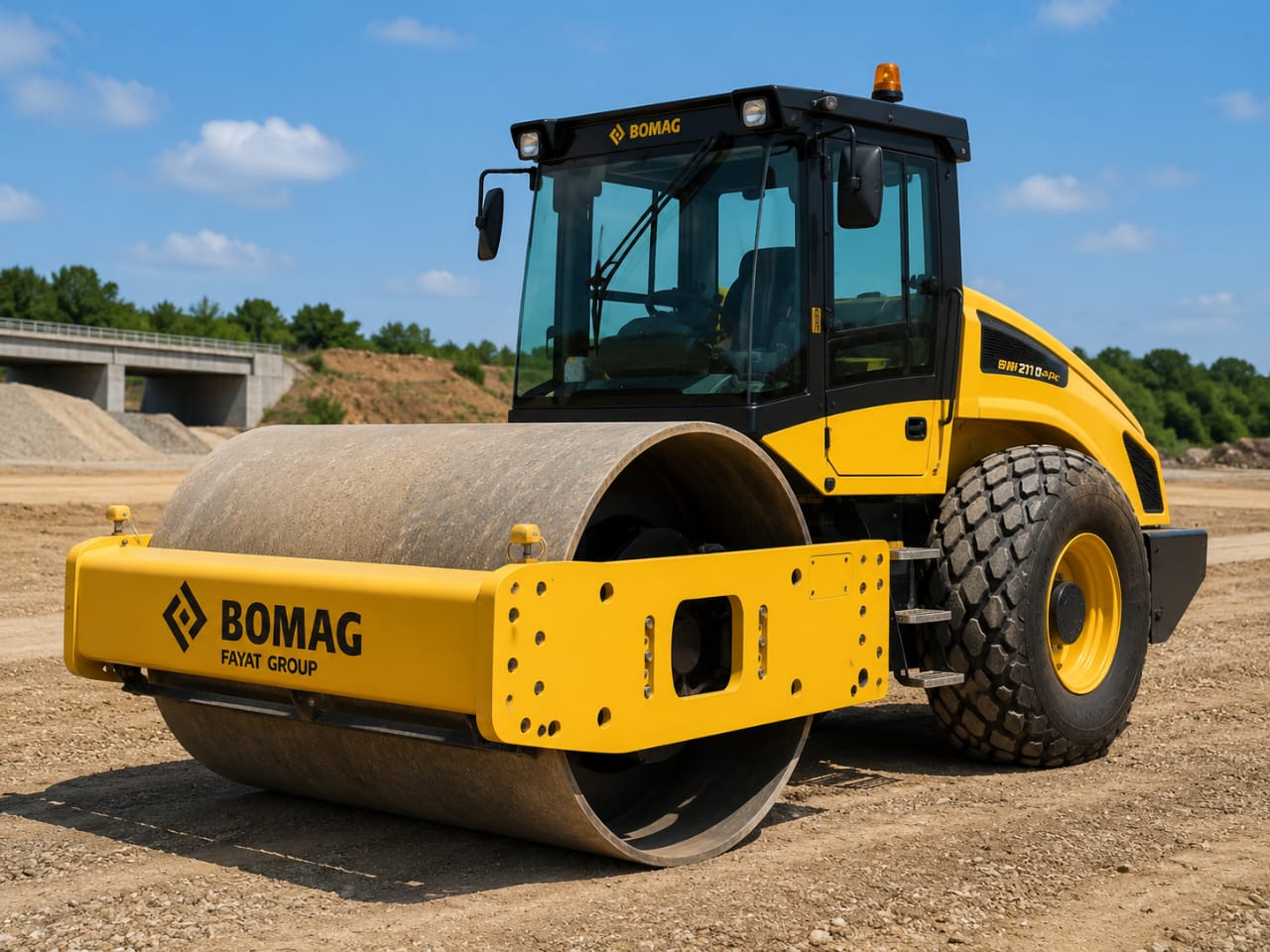 Road compactor